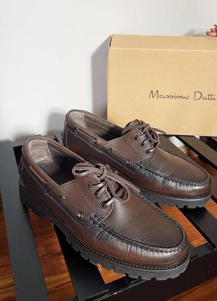 Топсайдери лофери із натуральної шкіри