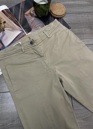 Оригинальные укороченные брюки jil sander5 фото