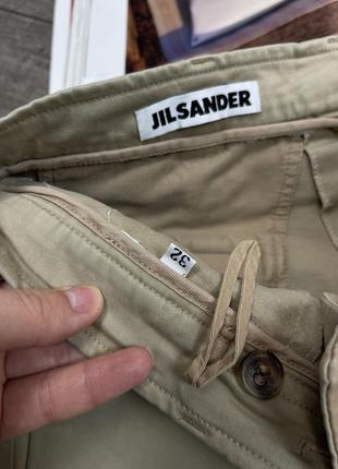 Оригинальные укороченные брюки jil sander9 фото