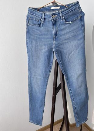 Джинсы скинни mid rise skinny levi’s1 фото