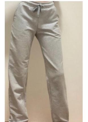 Сірі спортивні штани джогери на шнурках карго брюки на гумці2 фото
