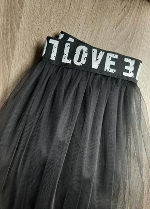 Фатиновая прозрачная юбка 🩵3 фото