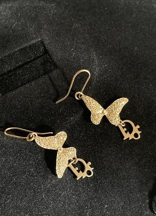 Сережки dior оригінал