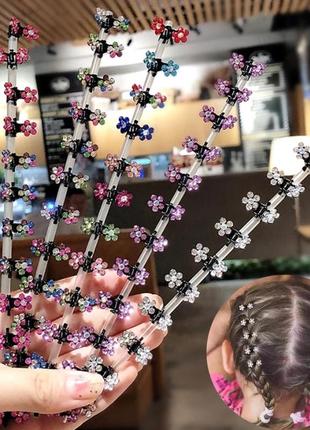 Детские заколки «ромашки»