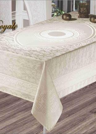 Скатерть  maison royale 160x220 mahe cream