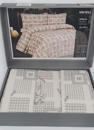 Покривало moda box 240x260 ikra zumrud
