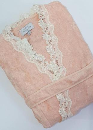 Халат женский maison d'or dina salmon l