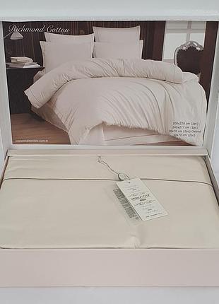 Постільна білизна maison d'or ранфорс richmond cotton 200х220 ecru
