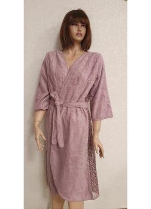 Халат женский maison d'or felisiya dark lilac s