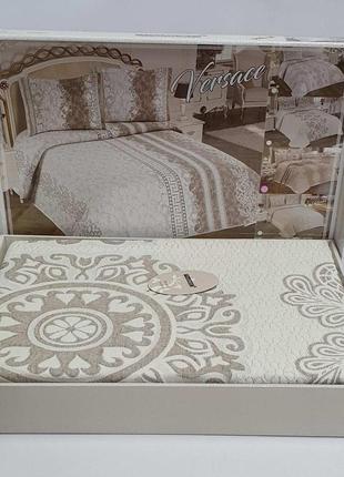 Покрывало my bed жакард 170x240 с наволочкой onella kahve