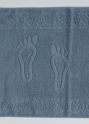Полотенце-коврик для ног maison dor steps 50x80 blue