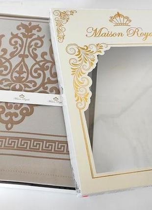 Скатертина тефлон maison royale 160*220 ecrin cappucino