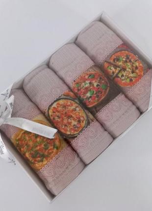 Подарочный набор полотенец maison d'or pizza pudra1 фото