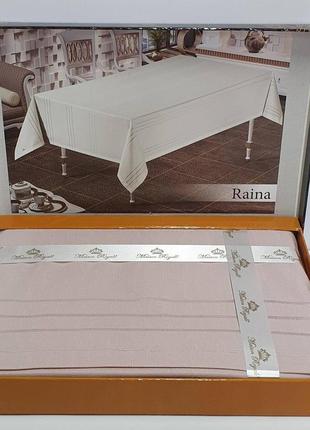 Скатерть maison royale 160x300 raina powder