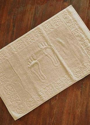 Полотенце-коврик для ног maison d`or steps 50x80 beige