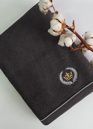 Полотенце maison d'or pierre lotti 85x150 antracite