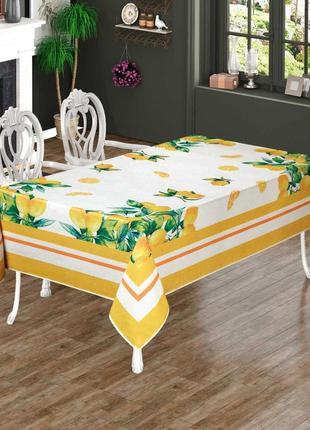 Скатерть "print" sagol 160х220 lemon
