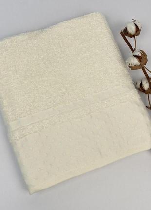 Полотенце cottonize 70х140 cod138 молочный