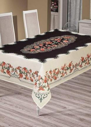 Скатерть "print" sagol 160х220 black rose