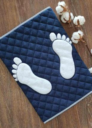 Рушник-килимок для ніг maison d'or doormat 50x80 navy blue