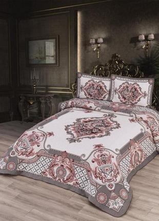 Покривало my bed jumboo serie 240x260 з наволочками terra bordo