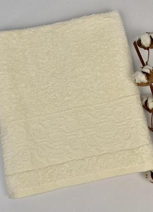 Полотенце cottonize 70х140 cod124 молочный