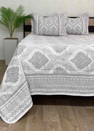 Покривало moda box 240x260 з наволочками naz gri