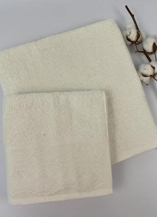 Набор полотенец 2 шт dantel молочный в фирменной коробке