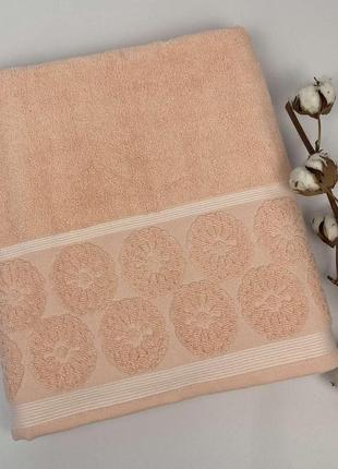 Рушник 70x140 bike-1 персиковий