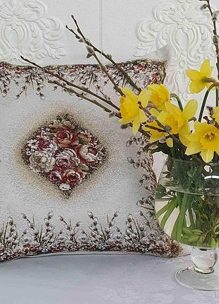 Наволочка sagol пасхальна 45х45 st-148