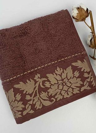 Рушник cottonize 50х90 cod105 коричневий