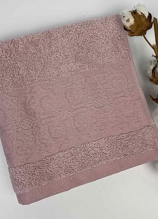 Полотенце cottonize 50х90 cod124 грязно-розовый