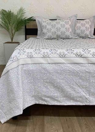 Покривало moda box 240x260 з наволочками relax gri