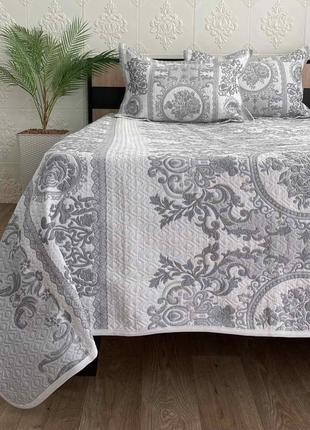 Покривало moda box 240x260 з наволочками kevser gri