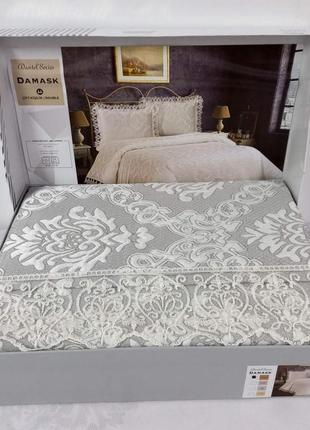 Покрывало my bed жаккард 240x260 с наволочками damask cappucino