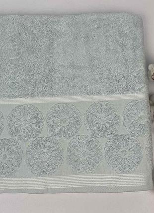 Рушник 70х140 bike блакитний