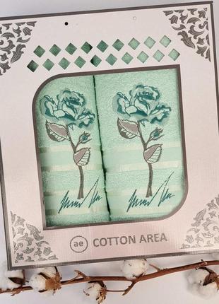 Набір махрових рушників 2 шт. ае model no58