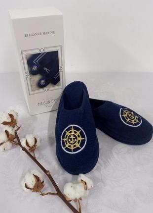 Тапочки maison d'or eligance marin slipper navy