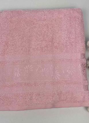Рушник cottonize 70х140 cod137 рожевий