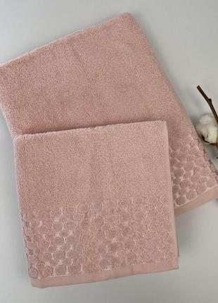 Набор полотенец 2 шт lena розовый в фирменной коробке