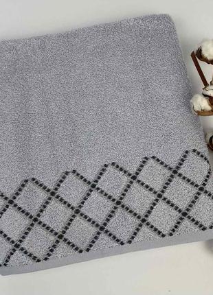 Полотенце cottonize 70х140 cod141 серый