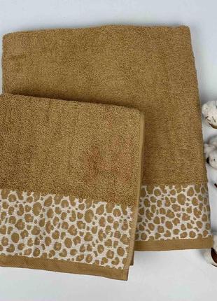 Набор полотенец cottonize 2 шт cod151 капучино