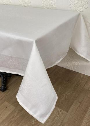 Скатертина masali тефлон 160x300 model 504 cream