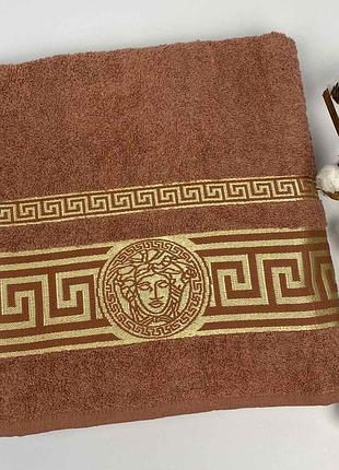 Полотенце cottonize 70х140 cod307 терракотовый