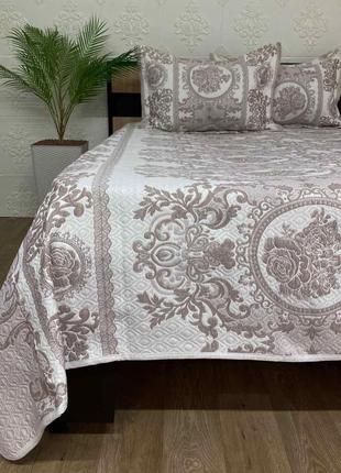 Покривало moda box 180x240 з наволочкою kevser kahve