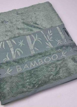 Полотенце cottonize 70х140 bamboo-2 зеленый