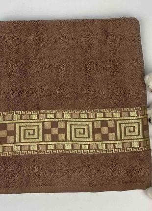 Рушник cottonize 70х140 cod112 коричневий