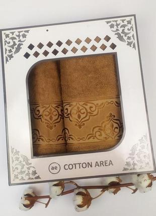 Набір махрових рушників 2 шт. ае model no44