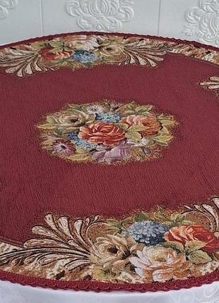 Серветка sagol велюр q 100 st 154 bordo