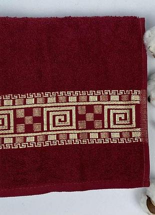Полотенце cottonize 50х90 cod112 красный